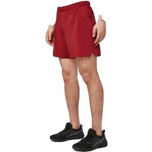 Lululemon Mens Surge Lined Shorts 6 inch Special Edition Size Small Red